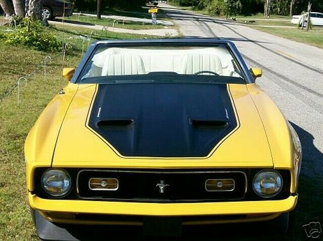 1971 Red Ford Mustang Convertible