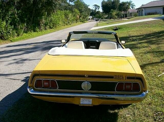 1971 Red Ford Mustang Convertible