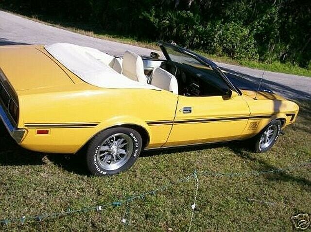 1971 Red Ford Mustang Convertible