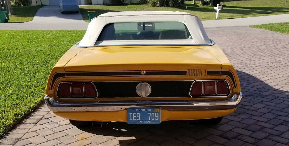 1971 Red Ford Mustang Convertible