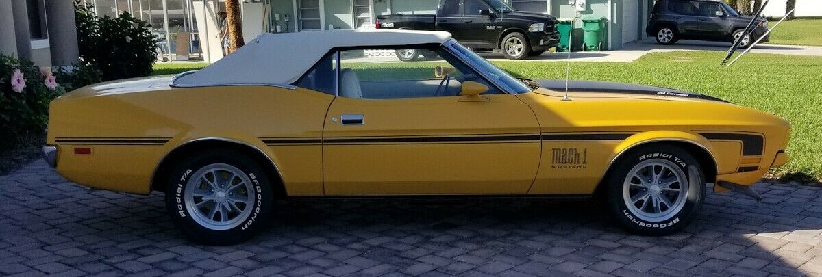1971 Red Ford Mustang Convertible