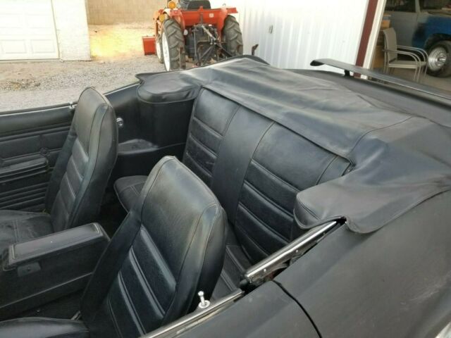 1971 Black Ford Mustang Convertible