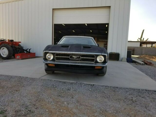 1971 Black Ford Mustang Convertible