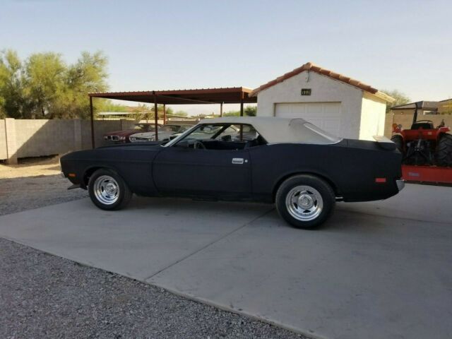 1971 Black Ford Mustang Convertible