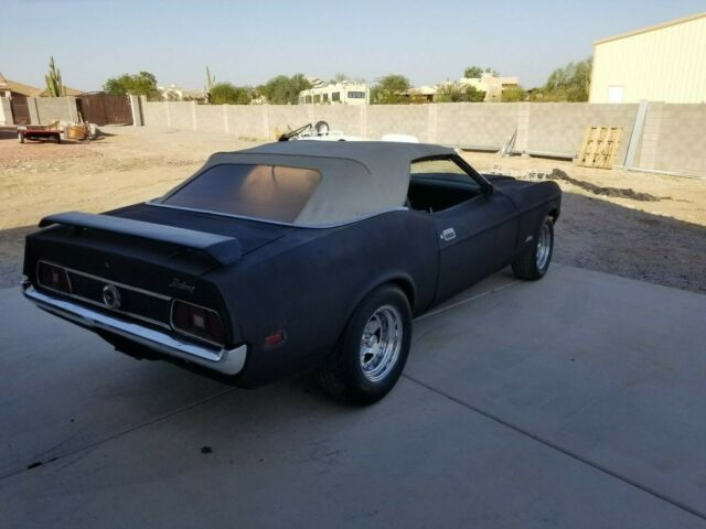 1971 Black Ford Mustang Convertible