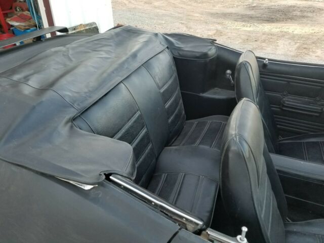 1971 Black Ford Mustang Convertible