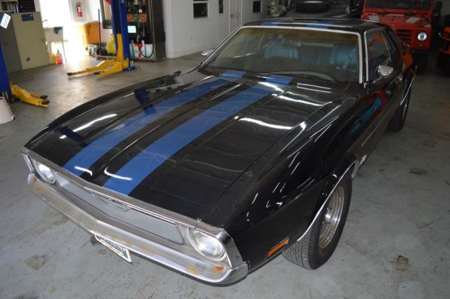 1971 Blue Ford Mustang Coupe