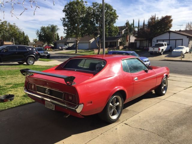 1971 Red Ford Mustang Coupe