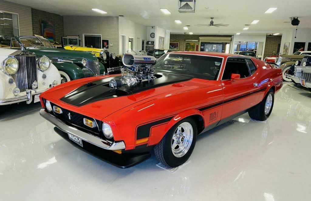 1971 Red Ford Mustang Coupe