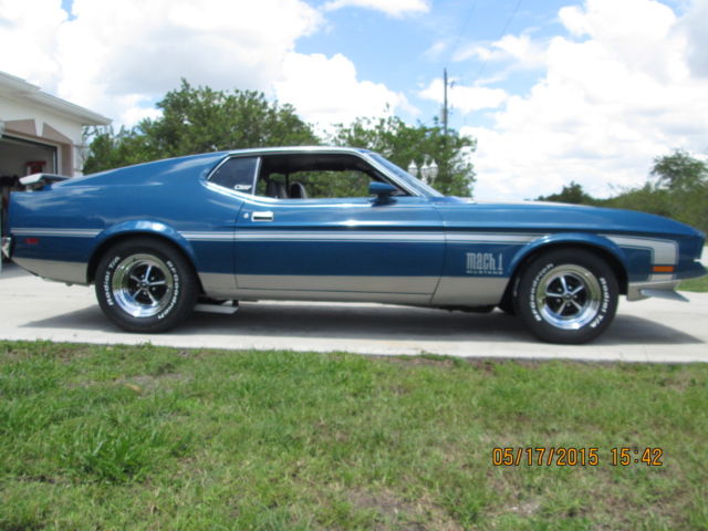 1971 Red Ford Mustang U/K