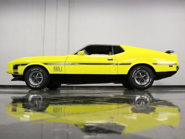 1971 Ford Mustang Mach 1 86414 Miles Yellow Coupe 302 V8 3 Speed ...