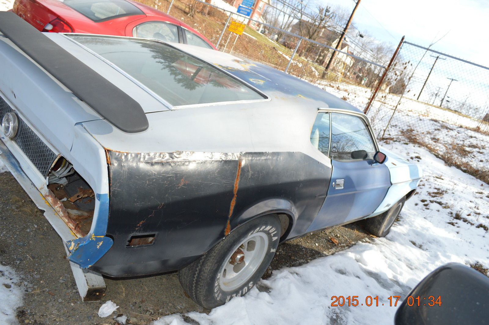 1971 Blue Ford Mustang U/K