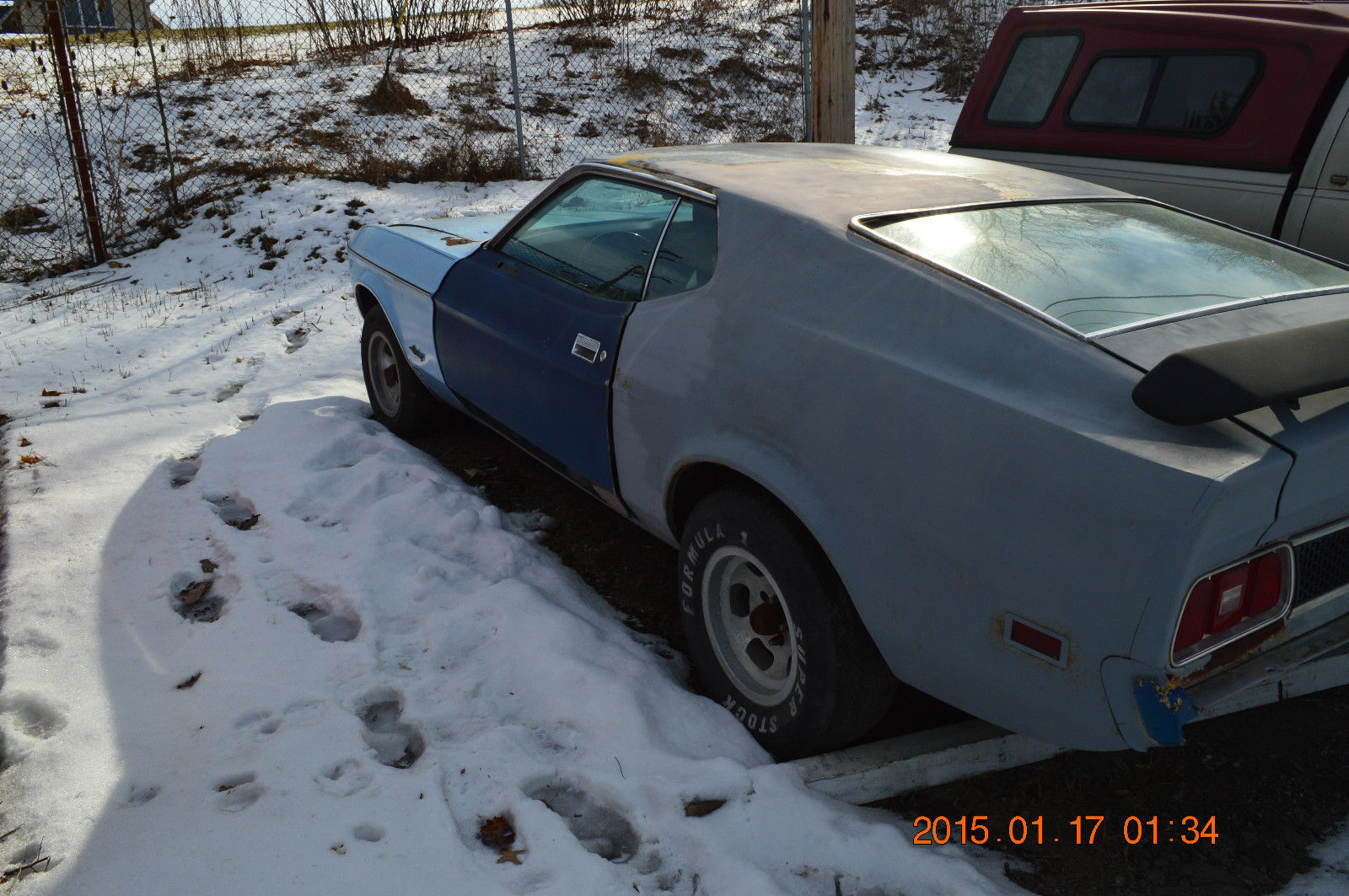 1971 Blue Ford Mustang U/K