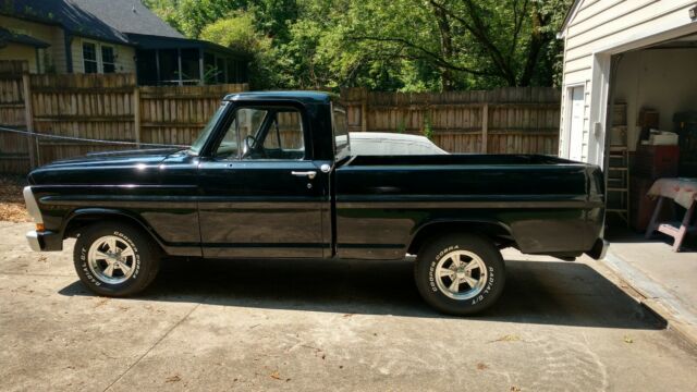 1971 Black Ford F-100 Pickup