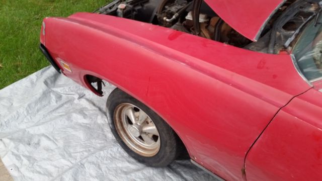 1971 Red Ford Ranchero Standard Cab Pickup