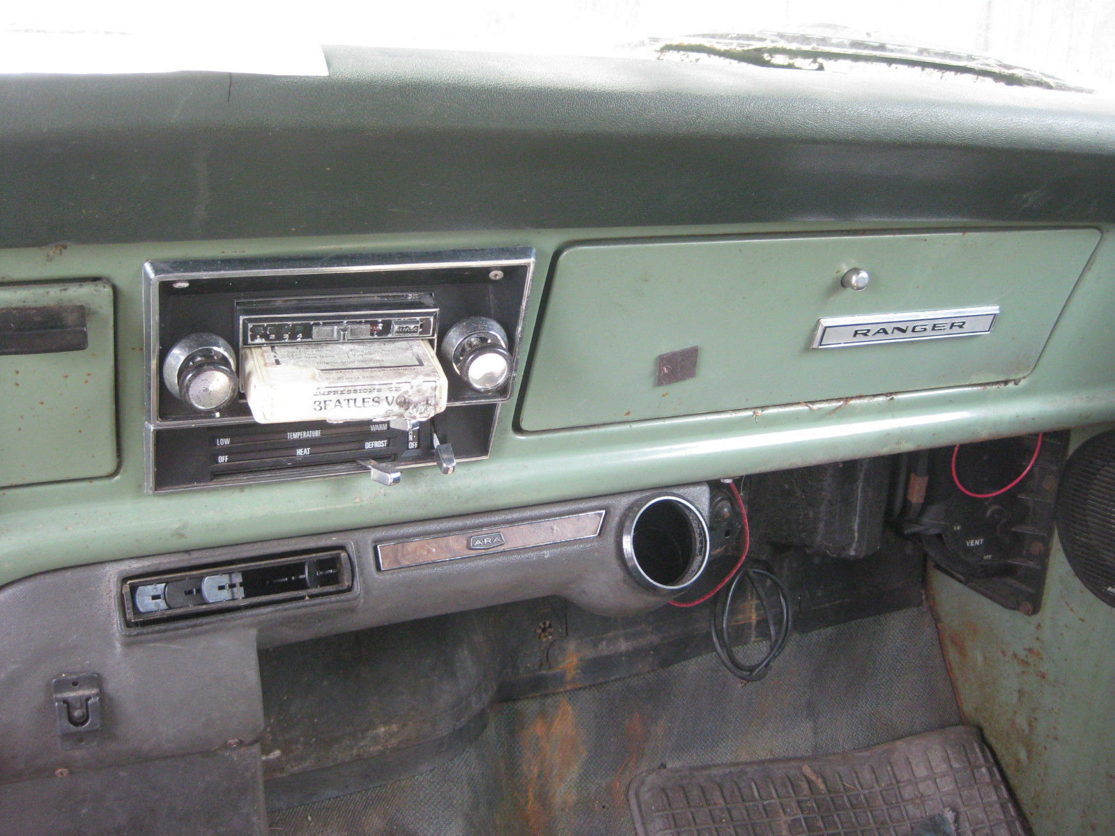 1971 Green Ford Ranger pickup