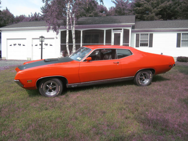 1971 competition orange Ford Torino GT