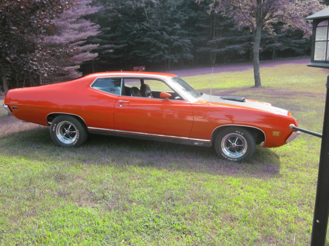 1971 competition orange Ford Torino GT