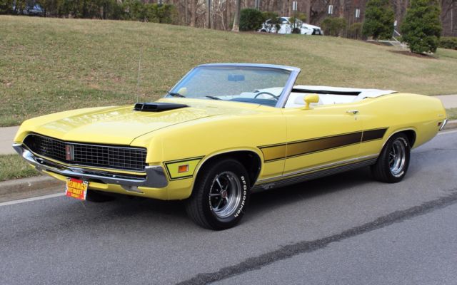 1971 Ford Torino GT Convertible 1 of 141 in Grabber Yellow !!! for sale