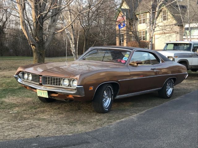 1971 Medium Brown Metallic Ford Torino Coupe