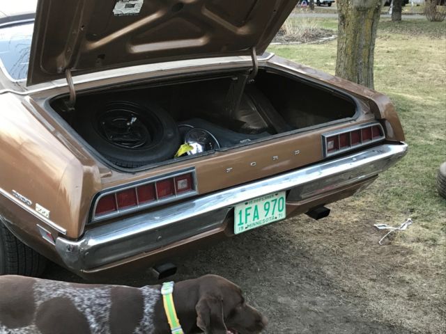 1971 Medium Brown Metallic Ford Torino Coupe