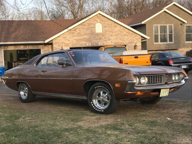 1971 Medium Brown Metallic Ford Torino Coupe