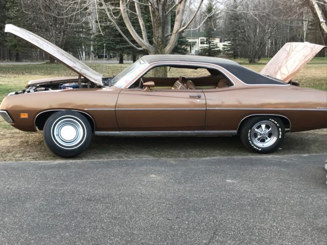 1971 Medium Brown Metallic Ford Torino Coupe