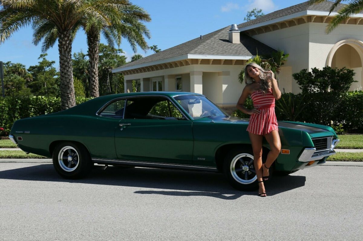 1971 Green Ford Torino Coupe