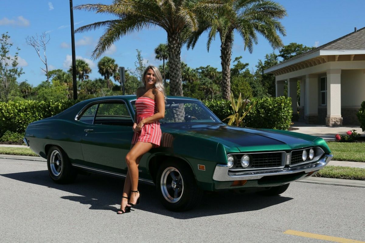 1971 Green Ford Torino Coupe