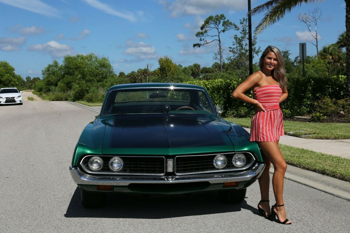 1971 Green Ford Torino Coupe