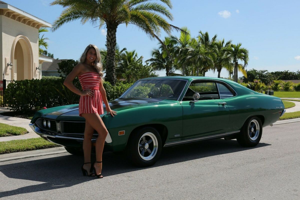 1971 Green Ford Torino Coupe