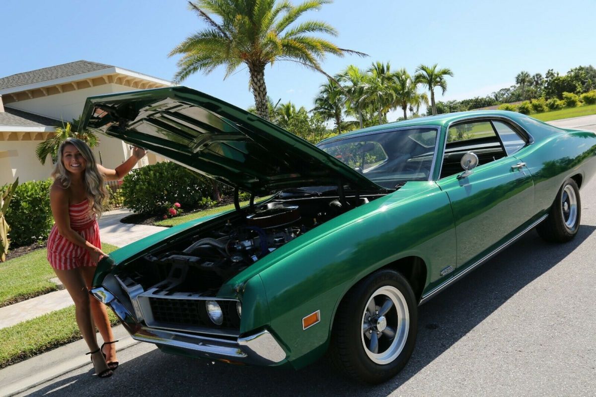1971 Green Ford Torino Coupe