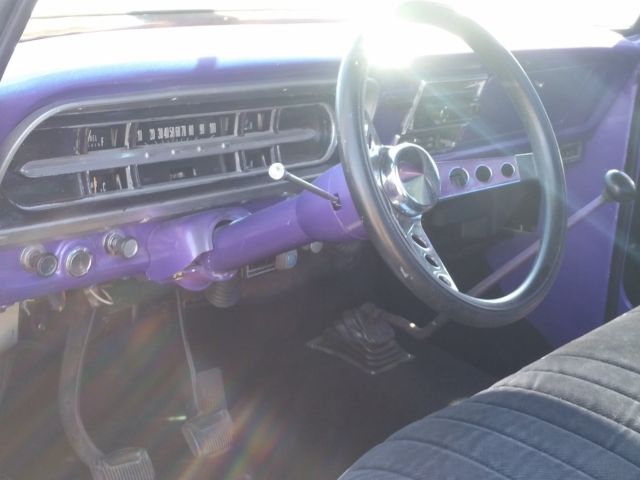 1971 Purple Ford F-100 Standard Cab Pickup