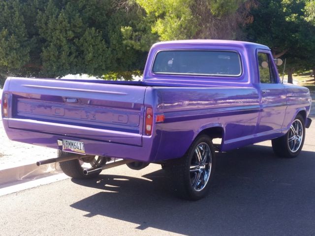 1971 Purple Ford F-100 Standard Cab Pickup