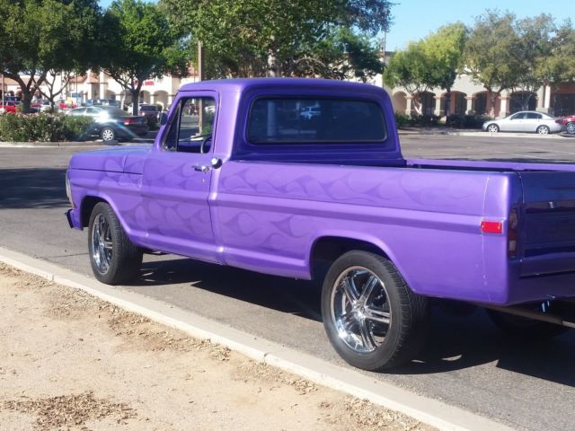 1971 Purple Ford F-100 Standard Cab Pickup