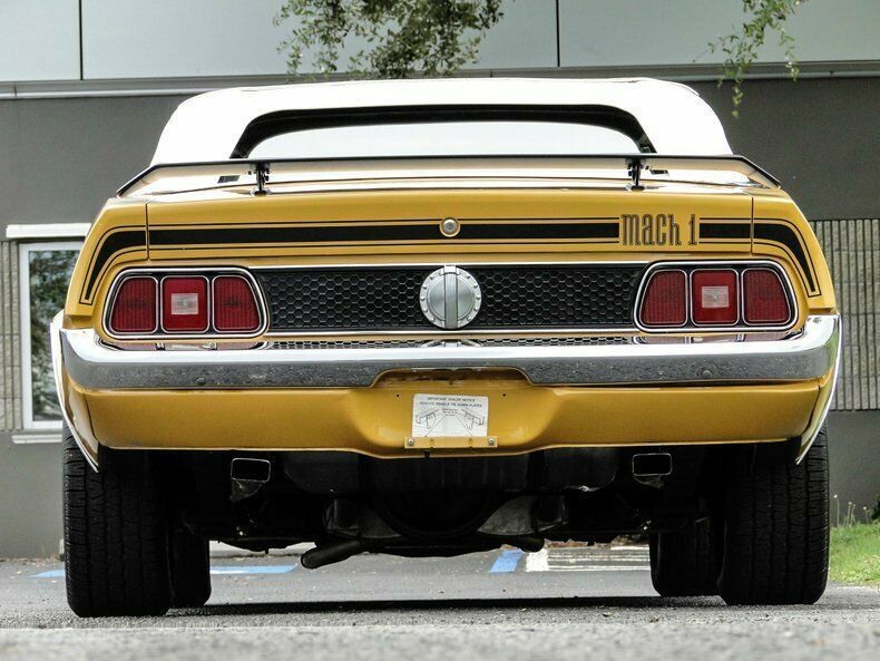 1971 Gold Ford Mustang Convertible