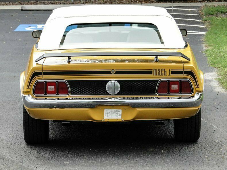 1971 Gold Ford Mustang Convertible