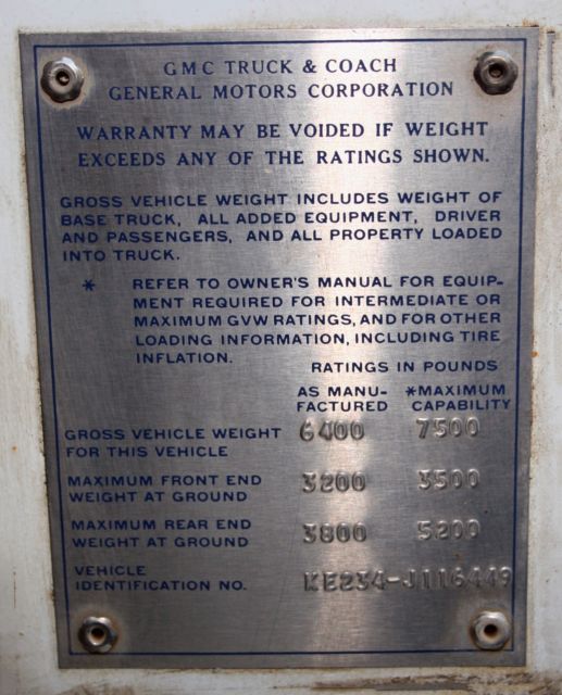 1971 White GMC 2500 Standard Cab Pickup