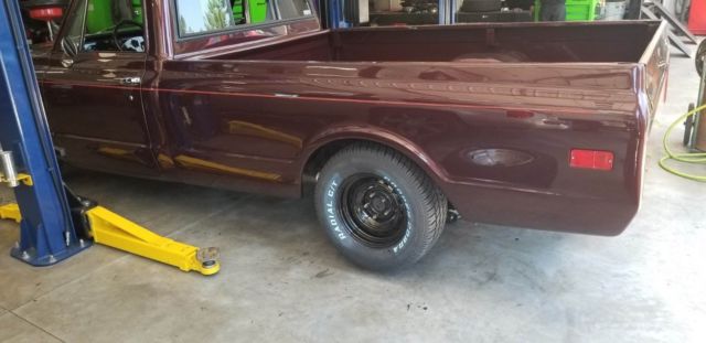 1971 Burgundy GMC 1500 Series Standard Cab Pickup