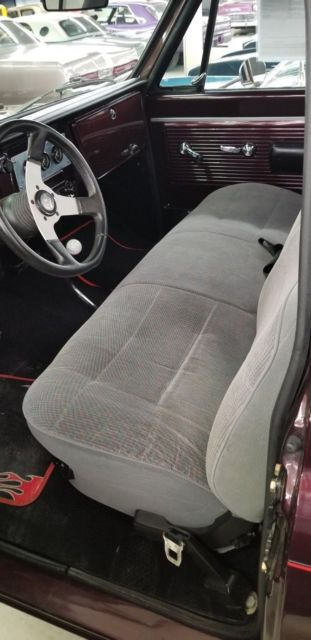 1971 Burgundy GMC 1500 Series Standard Cab Pickup