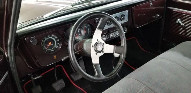 1971 Burgundy GMC 1500 Series Standard Cab Pickup