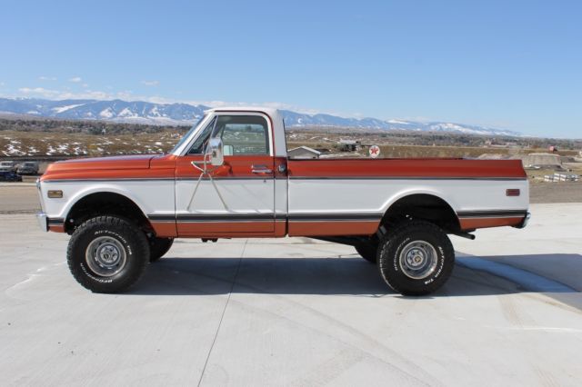 1971 Copper/White GMC Sierra 2500 Standard Cab Pickup