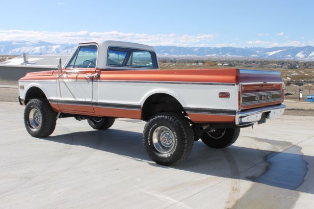 1971 Copper/White GMC Sierra 2500 Standard Cab Pickup