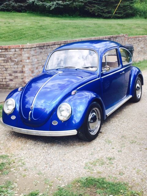 1971 Blue Volkswagen Beetle - Classic