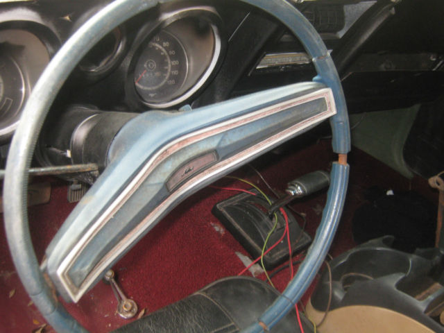 1971 Orange/Blue Ford Mustang