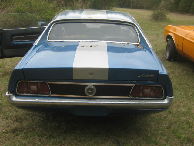 1971 Orange/Blue Ford Mustang
