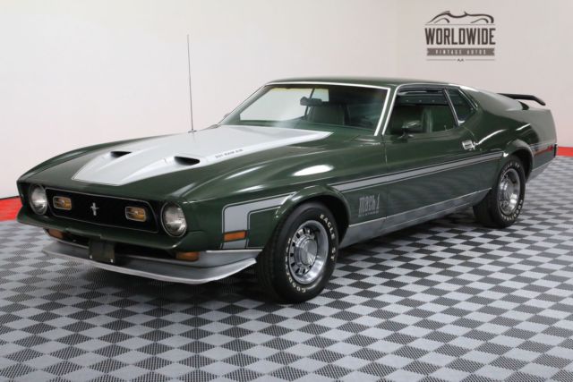 1971 Green Ford Mustang