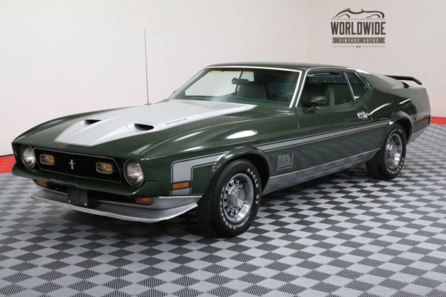 1971 Green Ford Mustang