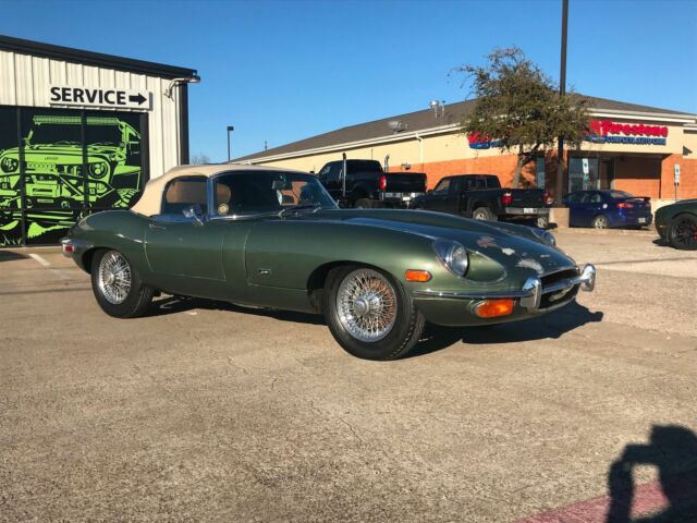 1971 Green Jaguar XK Convertible