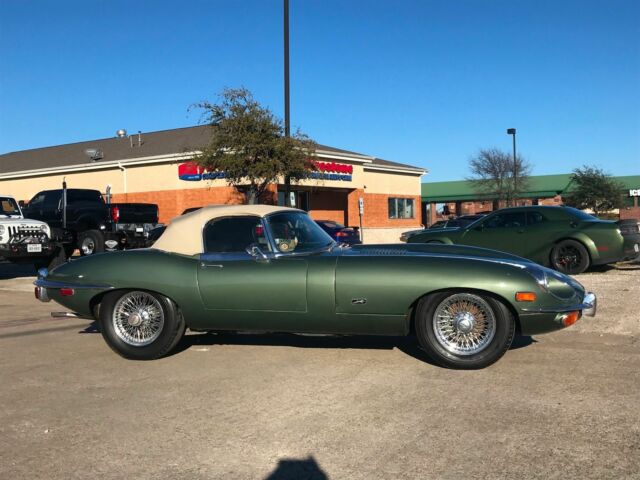 1971 Green Jaguar XK Convertible